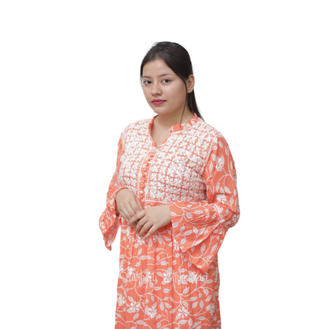 Ariz chikan kurti By Nakhrili chikankari