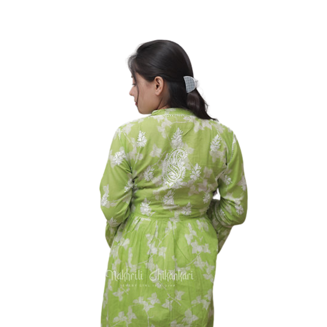 Ariz chikan kurti By Nakhrili chikankari