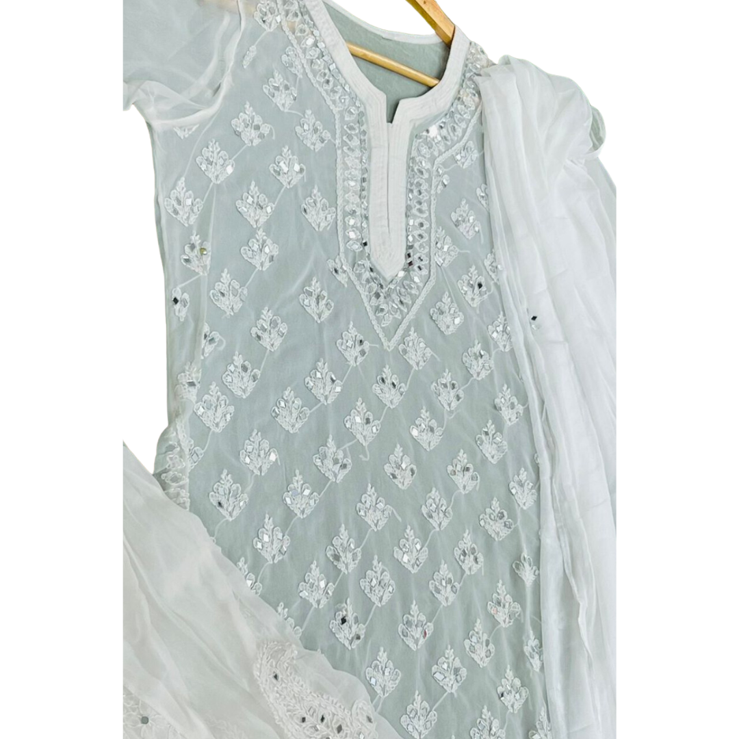 Azira Ombre Chikankari Set