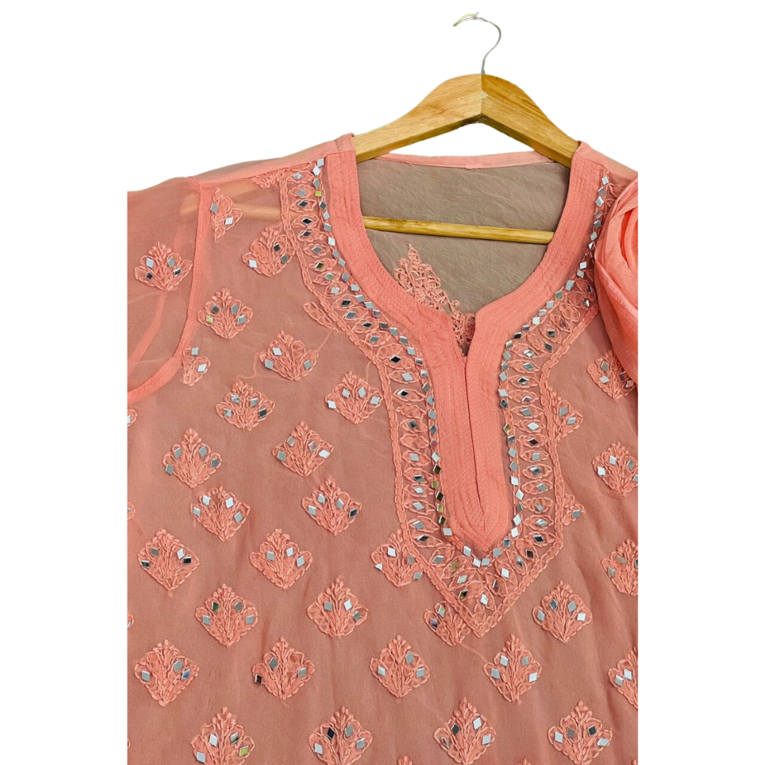 Azira Ombre Chikankari Set