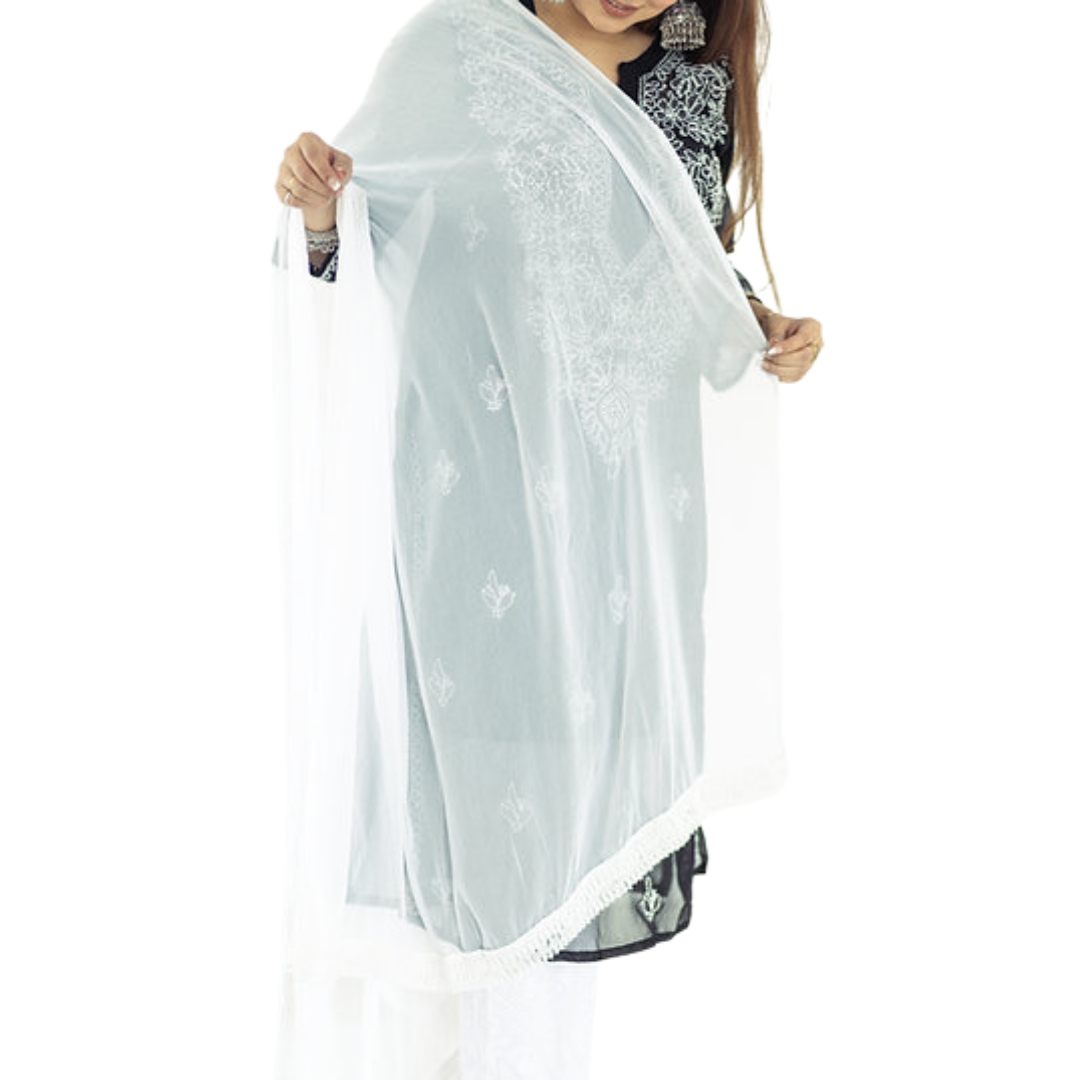 Chikankari Dupatta