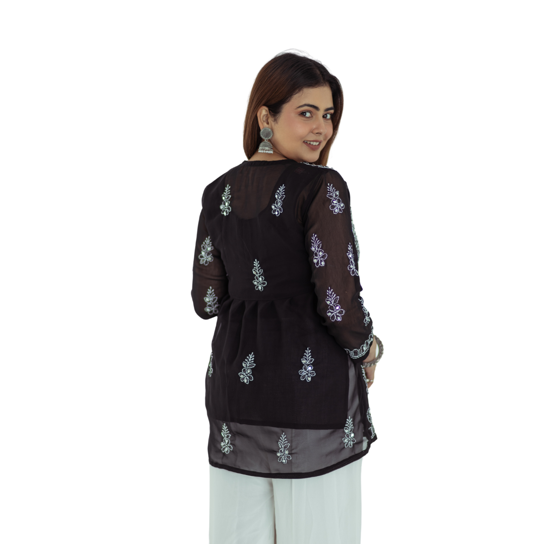 Haniva Short Frock Chikankari Kurti