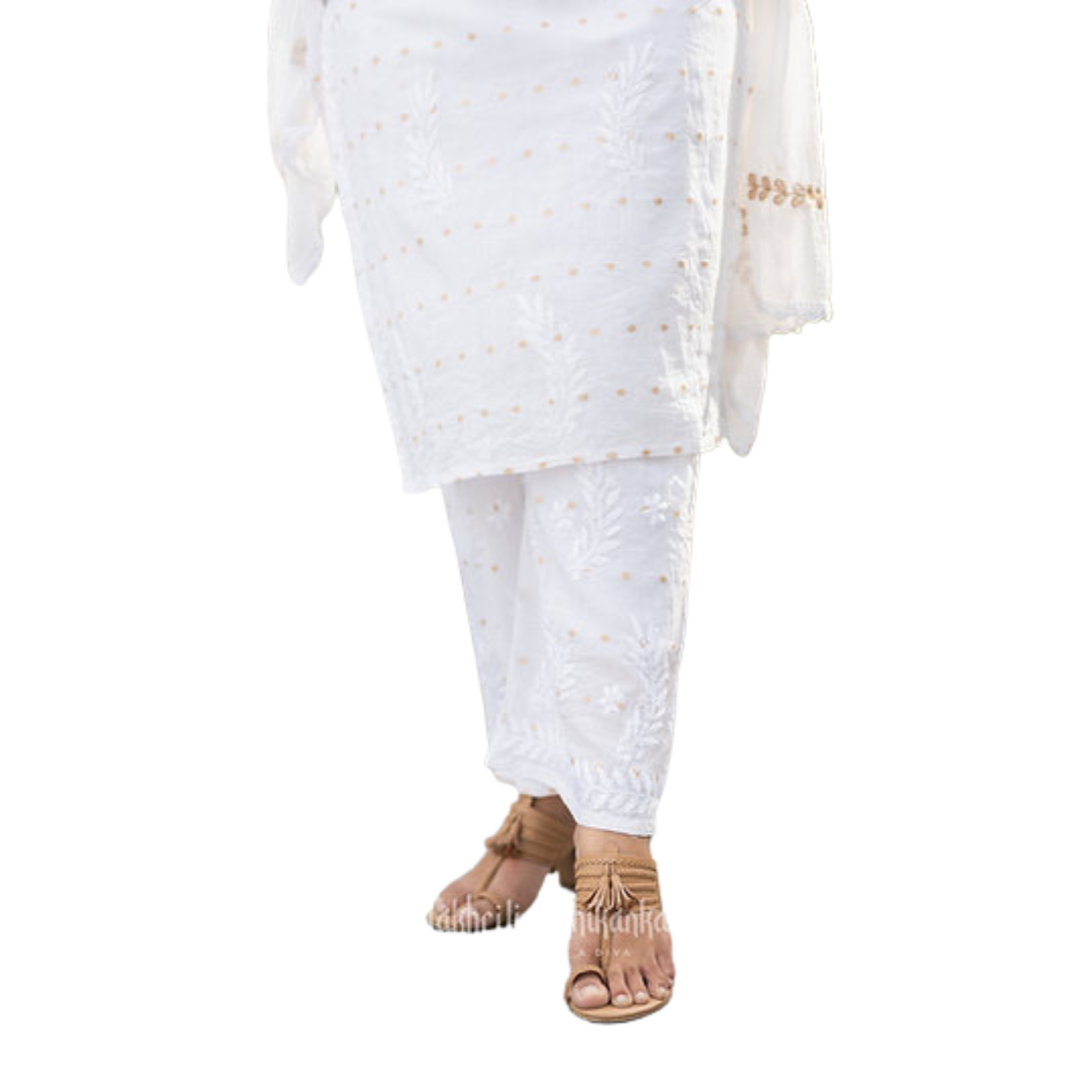 Inaaya Chikan Kurti Set By Nakhrili Chikankari