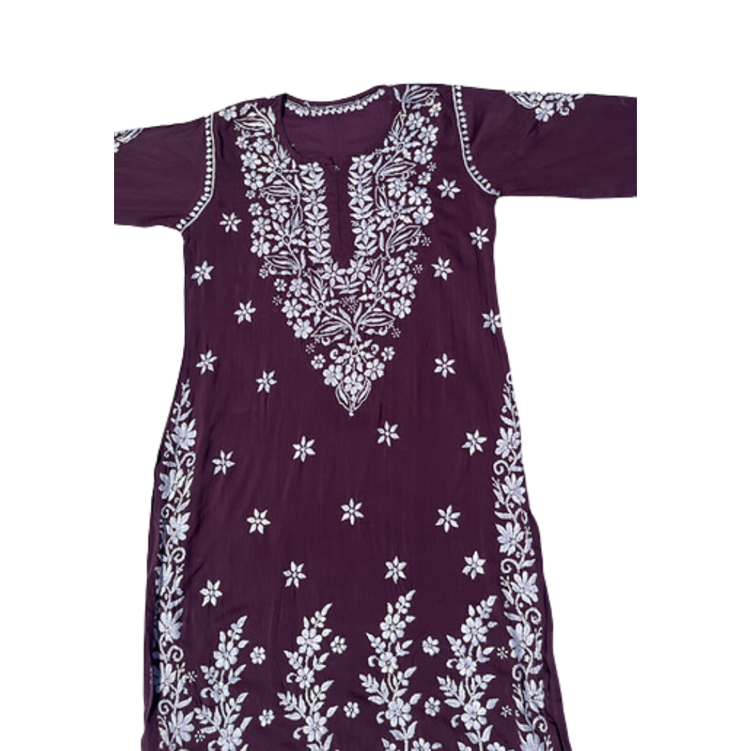 Maheen Modal Chikankari Kurti