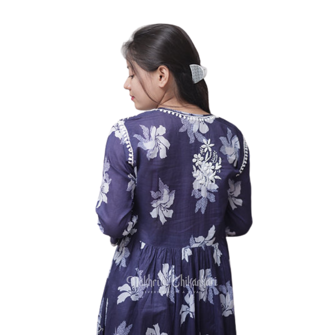 Munira Chikan Kurti By Nakhrili Chikankari