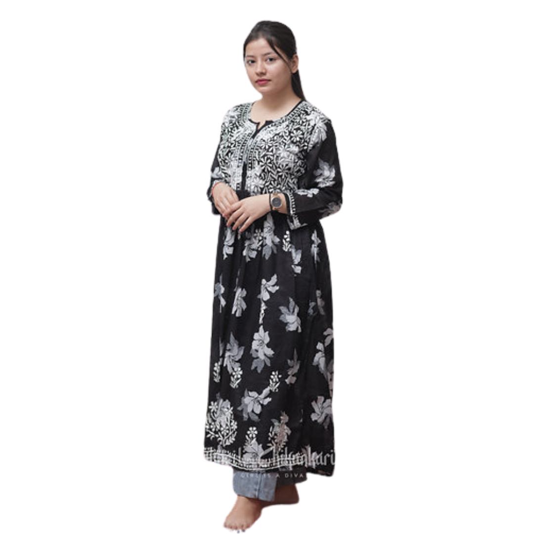 Munira Chikan Kurti By Nakhrili Chikankari