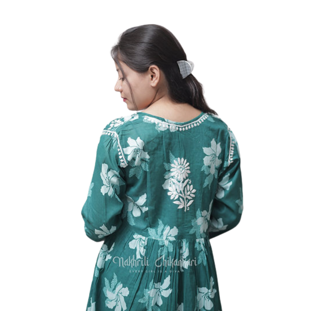 Munira Chikan Kurti By Nakhrili Chikankari