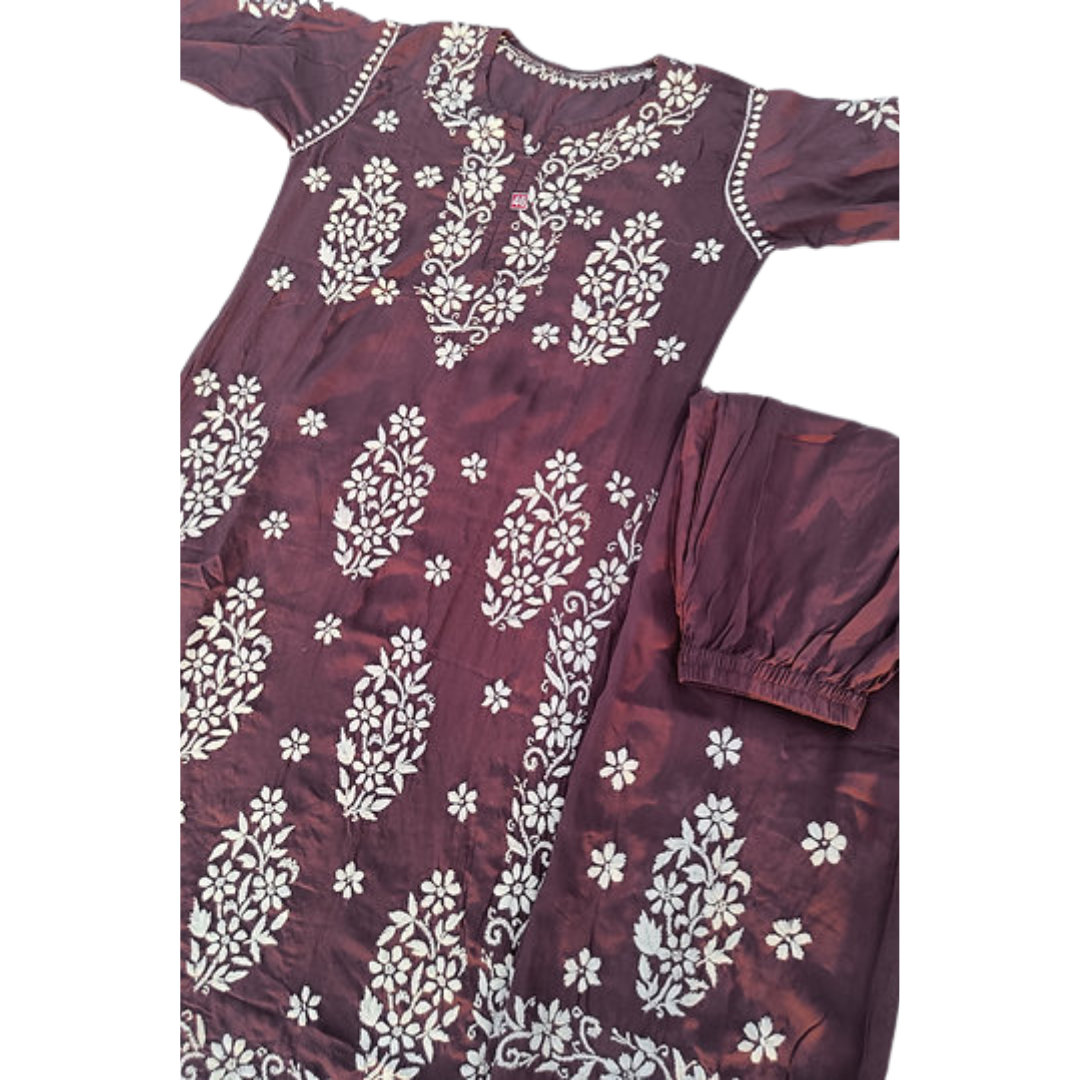 Refda Modal Chikankari Set