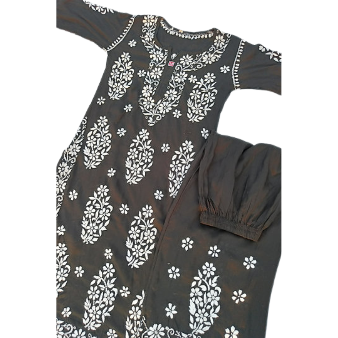 Refda Modal Chikankari Set