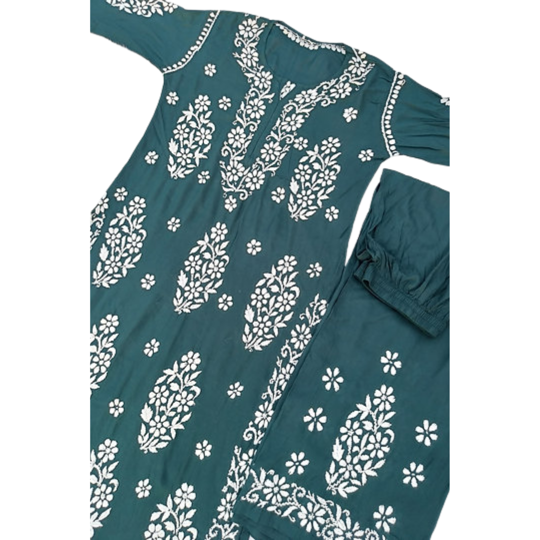 Refda Modal Chikankari Set
