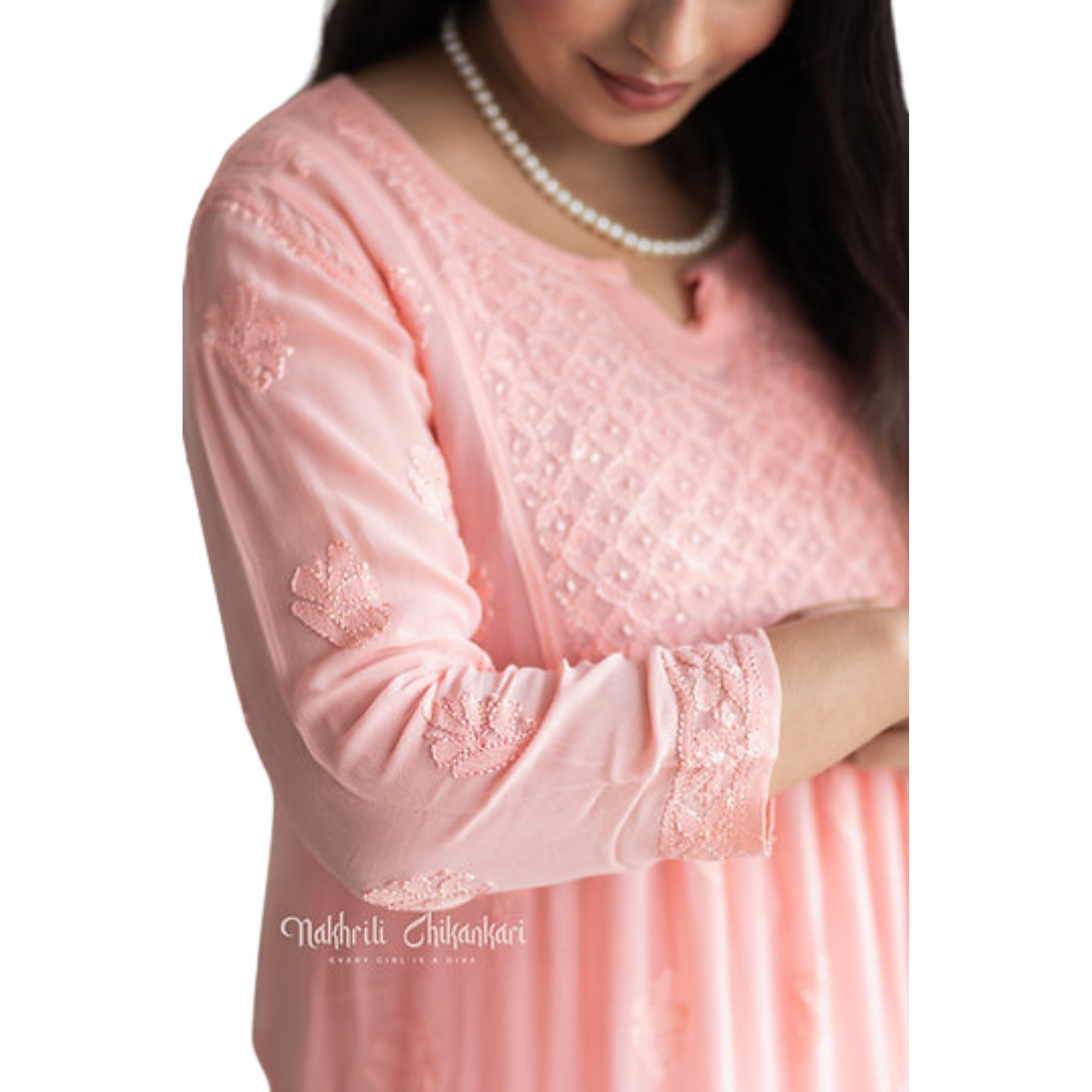 Anhaa Chikan Kurti Nakhrili Chikankari