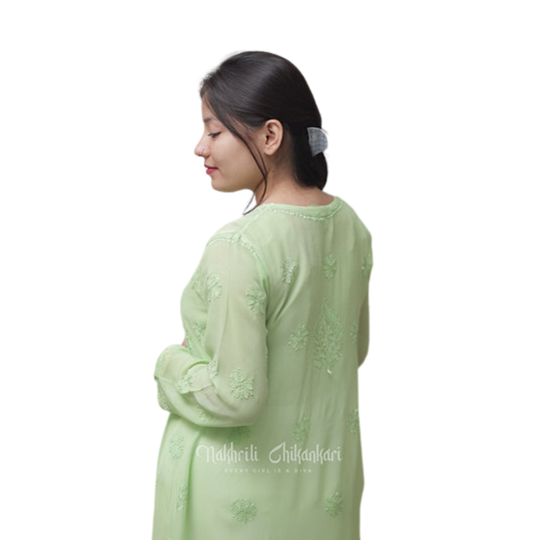 Anhaa Chikan Kurti Nakhrili Chikankari