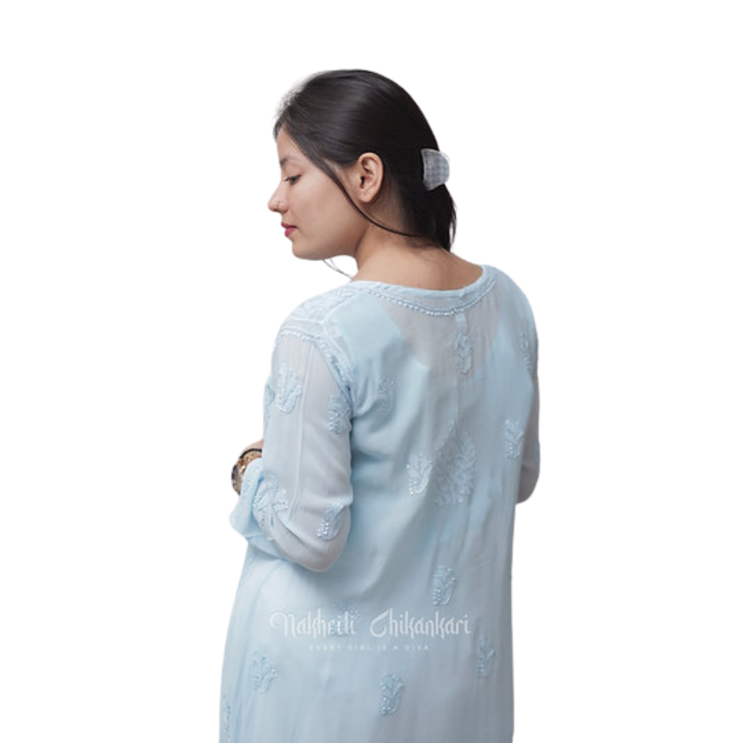 Anhaa Chikan Kurti Nakhrili Chikankari