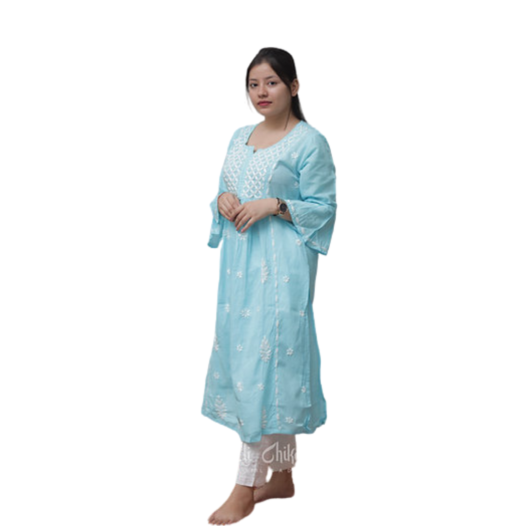 Ariz chikan kurti By Nakhrili chikankari
