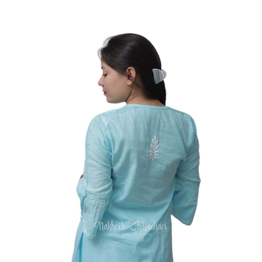 Ariz chikan kurti By Nakhrili chikankari