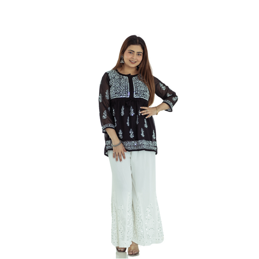 Haniva Short Frock Chikankari Kurti