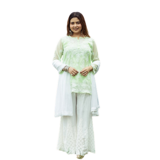 Laiba Short Chikankari Kurti
