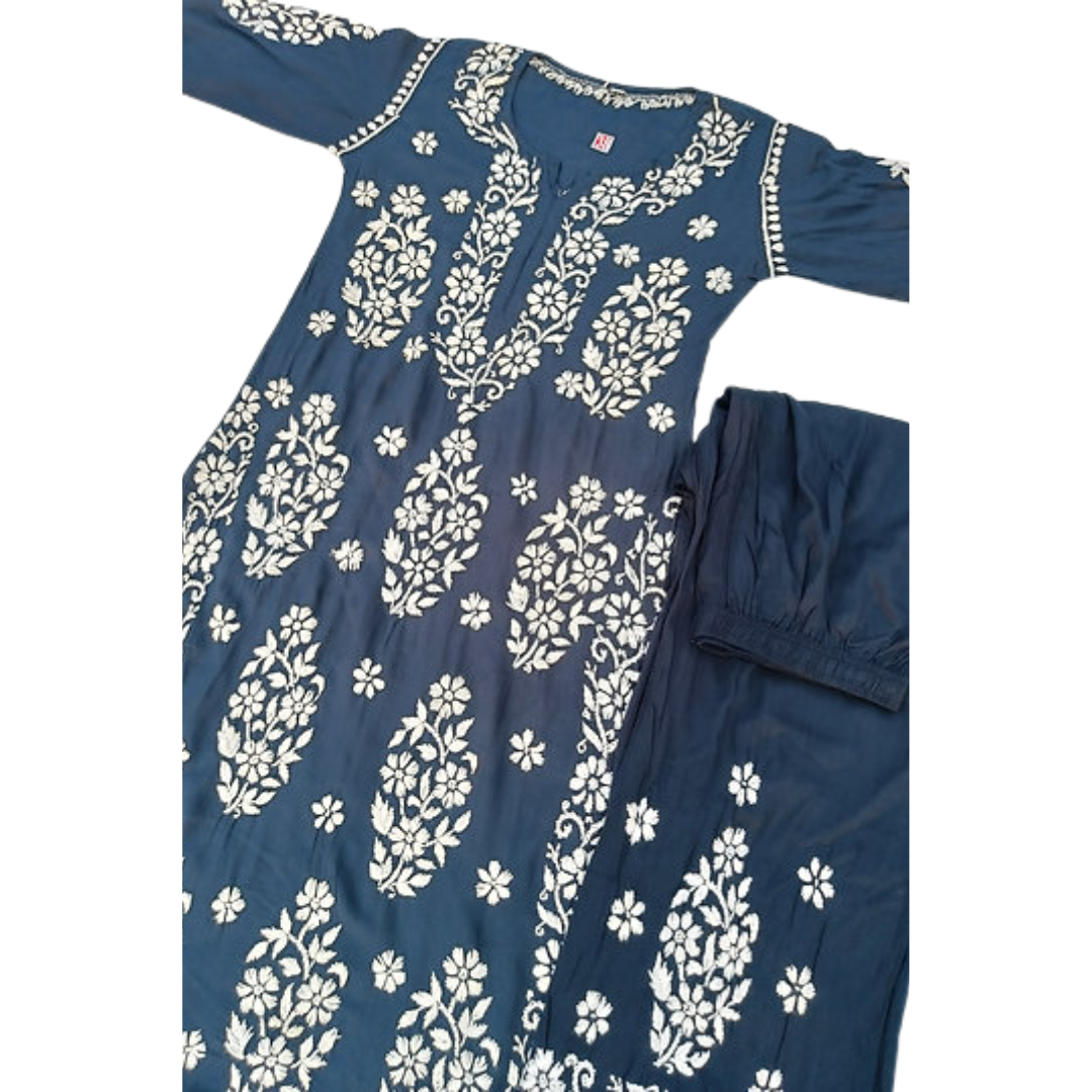 Refda Modal Chikankari Set