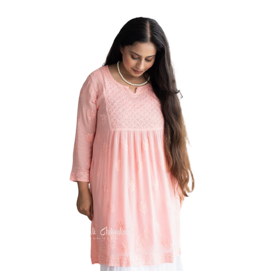 Anhaa Chikan Kurti Nakhrili Chikankari