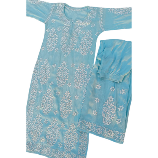 Refda Modal Chikankari Set
